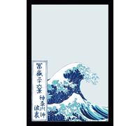 KS434 Hokusai - Grande vague de Kanagawa - Miroir imprimé