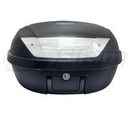 KS52N Coffre 52 L Noir Pour Moto Scooter 45x58x32cm Pour 2 Casques Intégraux