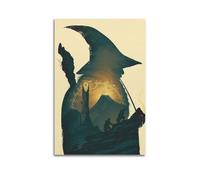 KSAIRHNRHRG Poster du Hobbit - Art mural vintage - Impression esthétique - Décoration pour salon, chambre à coucher - Poster élégant - 30 x 45 cm - Sans cadre