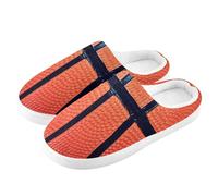 Ksajwzf Pantoufles de basket-ball de sport pour femme et homme - Chaussons d'intérieur pour la maison, la chambre à coucher, les voyages, multicolore, 44/46 EU