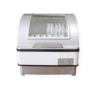 ksamwjf Lave-vaisselle compact maison indépendante Efficacité énergétique, UV Désinfection à haute température rapide, nettoyage des fruits et légumes, assiettes, économie d'énergie, 6 liens