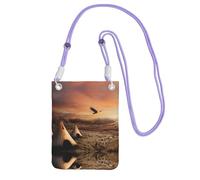 KSANNNS Le sac à bandoulière imprimé Native American Tribes compact et léger est adapté pour les voyages quotidiens, les trajets et le magasinage, violet, Taille unique