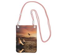 KSANNNS Le sac à bandoulière imprimé Native American Tribes compact et léger est adapté pour les voyages quotidiens, les trajets et le magasinage, rose, Taille unique