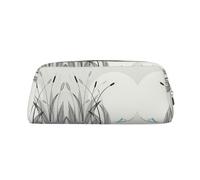 KSANNNS Libellules sur des fleurs et des branches - Sac de papeterie portable simple - Léger et spacieux - Boîte de rangement pour l'école et le bureau, doré, Taille unique, Trousse de maquillage