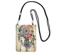 KSANNNS Sac à bandoulière imprimé attrape-rêves compact et léger adapté pour les voyages quotidiens, les trajets et le magasinage, Noir , Taille unique