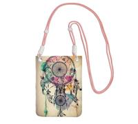 KSANNNS Sac à bandoulière imprimé attrape-rêves compact et léger adapté pour les voyages quotidiens, les trajets et le magasinage, rose, Taille unique