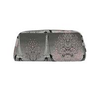 KSANNNS Sac de rangement simple et portable imprimé Tour Eiffel Paris - Léger et spacieux - Pour l'école ou le bureau, Argenté., Taille unique, Trousse de maquillage