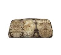 KSANNNS Sac de rangement simple et portable imprimé Tour Eiffel Paris - Léger et spacieux - Pour l'école ou le bureau, Argenté., Taille unique, Trousse de maquillage