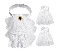 KSBBHDS 1 Morceau De Nœud Papillon en Dentelle Et 1 Manche D'Adversaire, Un Nœud Papillon Élé Et Simple, des Accessoires Habillés, des Accessoires De Rôle.