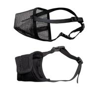 KSBBHDS 2 Morceaux De Couvercle en Bouche De Chien, Fournitures pour Animaux De Compagnie, Couvercle Bouche Respirant Et Confortable, L'Écorce Et L'Ingestion Accidentelle.