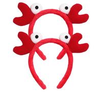 KSBBHDS 2 Pièces Bandons De Crabe, Bandeaux Amusants Mignons, Accessoires De Cheveux Créatifs, Accessoires De Rôle, Accessoires De Vêtements De Fête.