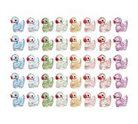 KSBBHDS 40 Morceaux De Mini Ornements De Canard, Ornements en Résine Mignonne, Décorations De Maison, Micro-Accessoires De Paysage, Décorations De Jardin.