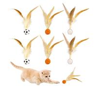 KSBBHDS 6 Morceaux De Boules Élastiques, Fournitures De Plaisir pour Chats, Jouets Interactifs pour Animaux De Compagnie, Jouets De Chat Intérieurs, Fournitures pour Animaux De Compagnie.