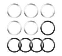 KSBBHDS Lot de 10 Anneaux en Métal Magnétiques pour Téléphone Portable - Plaques et Support de Sécurité Magnétique - Aimants