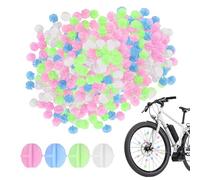 KSBBHDS Lot de 3 paquets de perles lumineuses pour vélo, perles en plastique, accessoires de décoration de sport, accessoires de vélo, convient pour les vélos (108 pièces)