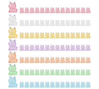 KSBBHDS Lot de 98 statues de grenouille phosphorescente en résine - Mini grenouille - Convient pour décorer les maisons de poupée, les plantes en pot, les paysages de jardin (7 couleurs)