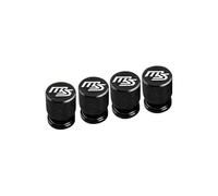 KSCZCB Auto Bouchons de Valve de Pneu pour Mazda 3, Capuchon Antipoussière de Roue Résistant à la Corrosion Voiture Pneu Couvre-Valve Accessoires,B-Black