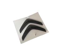 KSCZCB Auto Emblème pour Citroen C3, Logo de Autocollants de Lettrage Auto Décalcomanies D'insigne pour Remplacer l'emblème Décoration Accessoires,Black