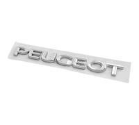 KSCZCB Auto Emblème pour Peugeot 5008, Logo de Autocollants de Lettrage Auto Décalcomanies D'insigne pour Remplacer l'emblème Décoration Accessoires,M-Silver