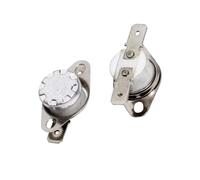 KSD301 capteur de température Thermostat interrupteur 175C 180C 185C 190C 195C NC Type de fermeture normale 250V 10A 5 pièces(Flat Type,195C)