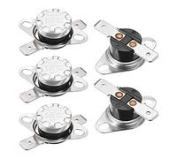 KSD301 Thermostat 140 °C/284 °F 10A Normal fermé NC ajuster le commutateur de température à disque poussoir for four à micro-ondes cafetière 5 pièces