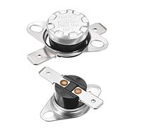 KSD301 Thermostat 145 °C/293 °F 10A Normal fermé NC ajuster le commutateur de température à disque poussoir for four à micro-ondes cafetière 2 pièces Accessoires pour interrupteurs industriels