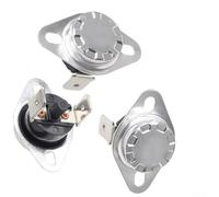 KSD303 Interrupteur de commande 45 ° C-150 °C pour thermostat de distributeur d'eau, 10 A 250 V Réinitialisation manuelle Interrupteur thermique normalement fermé, interrupteur de sécurité en métal