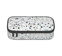 KSEFXXPKA Parttern Trousse à crayons spacieuse en tissu Oxford avec plusieurs compartiments Blanc, Noir , Taille unique, Sac à dos enfant
