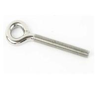 KSeSii 1-2 pièces M4 M5 M6 M8 M10 M12 M16 M20 304 acier inoxydable oeil de mouton vis boulon anneau crochet(Closed hook,M6 2pcs)
