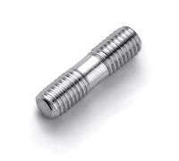 KSeSii 1 à 10 tiges filetées à double extrémité en acier inoxydable 304, M3, M4, M5, M6, M8, M10, M12, M16, boulons à double extrémité, tige filetée à double tête(M16-1PCS,40mm)