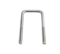 KSeSii 1 boulon carré en U M6 M8 authentique en acier inoxydable 201, boulon à angle droit en forme de U for la fixation de tuyaux(M8x50x50mm)