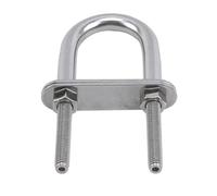KSeSii 1 pièce de boulon en U for proue et poupe, accessoires de bateau en métal, en acier inoxydable 304, avec écrou, œillet, corde, gréement, accessoires de yacht(M8x100mm)