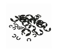 KSeSii 10/50/100 M2 M3 M3.5 M4 M5 M6 M7 M8 M10-M24 noir 65mn acier E Clip Circlip rondelle de retenue for fixation d'arbre(M3.5 50pcs)