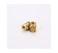 KSeSii 100 pièces en laiton thermofusible écrous encastrés chauffage moulage cuivre filetage Inserts écrou SL-type Double sergé moleté Injection laiton écrou M2 M3(M3 X D5.0 X L7.0)