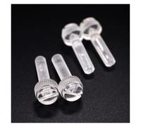 KSeSii 10X M3 M4 M5 M6 M8 Acrylique Transparent Plastique Moletage Tête Fendue Ajuster Vis À Molette Sans Outil Serrer À La Main Boulon À Molette Vis(30mm,M5)