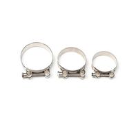 KSeSii 20 tailles colliers de serrage en acier inoxydable boulon en T collier de serrage circulaire Air tuyau d'eau colliers de serrage de carburant de fixations de tuyau d'eau pinces(Dia.56-59mm)