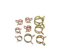 KSeSii 4/5/6/7/8/9/10/11/12/13/14/15/16-37MM 10 pièces collier de serrage à ressort collier de serrage de tuyau de carburant collier de serrage en pince en option réutilisable(M13 10pcs)
