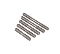 KSeSii 5 pièces M6 M8 M10 M12 tige filetée à Double extrémité en acier inoxydable 316 barre filetée à double tête boulons à goujon sans tête vis bâton à dents(50mm,M8(5pcs))