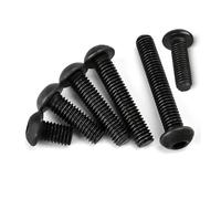 KSeSii Lot de 10 à 100 vis à tête cylindrique à six pans creux en acier inoxydable G10.9, ISO7380 304 A2, M2, M2.5, M3, M4, M5, M6(G10.9,3MM_M3 (50PCS))