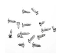 KSeSii Lot de 10 à 50 vis autotaraudeuses à tête cylindrique à six pans creux M2 M2.6 M3 M4 M5 M6 en acier inoxydable for bois(16mm,M3 50pcs)