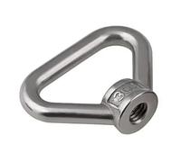 KSeSii Lot de 10 écrous à œil de levage marins en acier inoxydable 304, écrous à anneau triangulaire(M12)