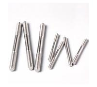 KSeSii Lot de 10 vis à double filetage en acier inoxydable M3, sans tête, filetage double, tige filetée M3 x 20, 25, 30, 35, 40-100 mm(M3x25 mm)