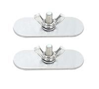 KSeSii Lot de 2 vis à Papillon en Acier Inoxydable for Accessoires de climatiseur Mobile, Plaque d'étanchéité