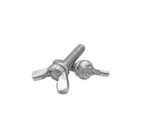 KSeSii Lot de 2 vis Papillon M10 M12 en Acier Inoxydable de 18 à 70 mm de Long(M10x60mm)