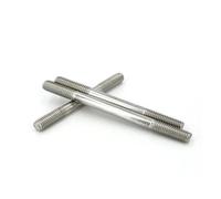 KSeSii Lot de 3 tiges filetées à double extrémité, M3, M4, M5, M6, M8, en acier inoxydable 304 A2, boulons à goujon sans tête, tige filetée, tige à dents, filetage à double tête(55mm,M3)