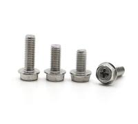 KSeSii Lot de 5/10 vis à tête hexagonale à tête hexagonale en acier inoxydable 304, à empreinte cruciforme, M4, M5, M6(8mm,M6 5pcs)