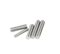 KSeSii Lot de 5 mini tiges filetées M2 M2.5 entièrement métriques, vis, goujon en acier inoxydable 304(M2x0.4x100mm)