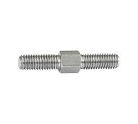 KSeSii M10 304 Acier Inoxydable Main Gauche et Droite Double Fin Filetage Serré Réglable Poussoir Goujon Vis Boulons(M10 x 60mm-1pcs)