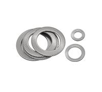 KSeSii M2-M36 Rondelles de blocage Impression à double face Rondelle de blocage en acier inoxydable 304 Série S M6 M8 M12 M14 M27(M36-2PCS)