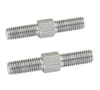 KSeSii M4 filetage gauche et droite tige filetée à Double extrémité 304 acier inoxydable filetage positif et négatif barre goujons vis(M4x60mm-2pcs)